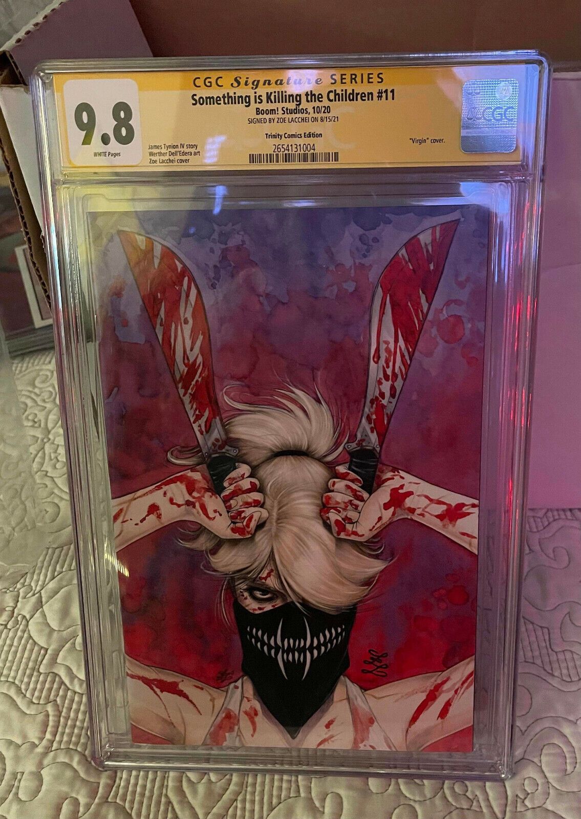 Something is Killing the Children #11 Zoe Lacchei CGC 9.8 SIGNED / NM+ VIRGIN
