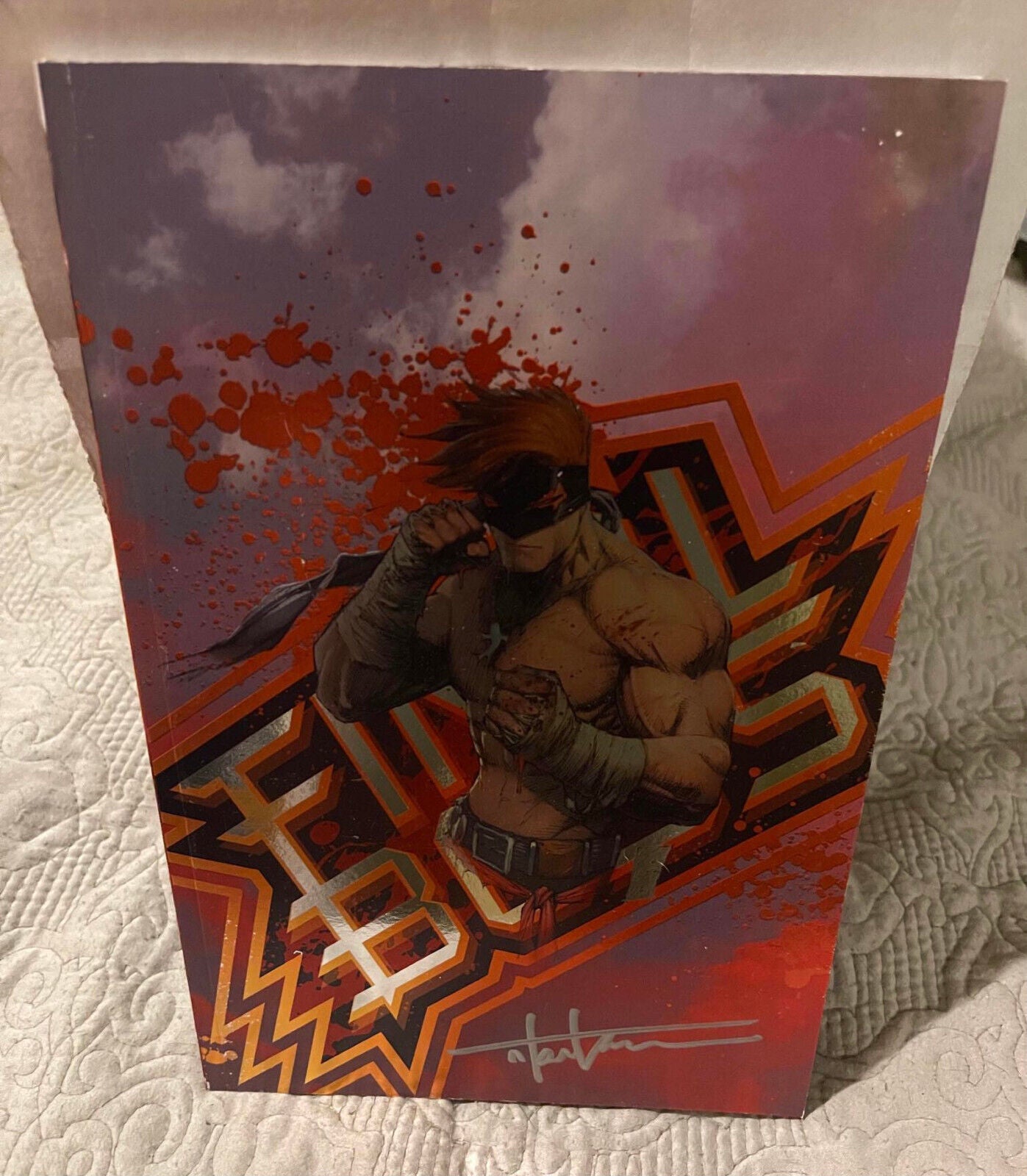 Final Boss #1 Exclusive Cover signed by Tyler Kirkham 2022 Megacon NM