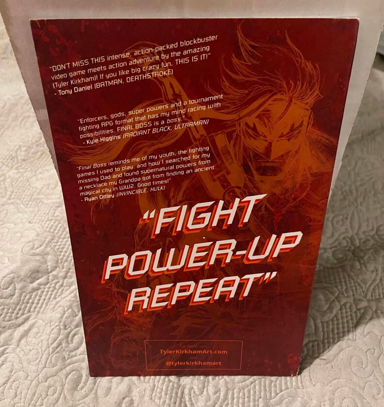 Final Boss #1 Exclusive Cover signed by Tyler Kirkham 2022 Megacon NM