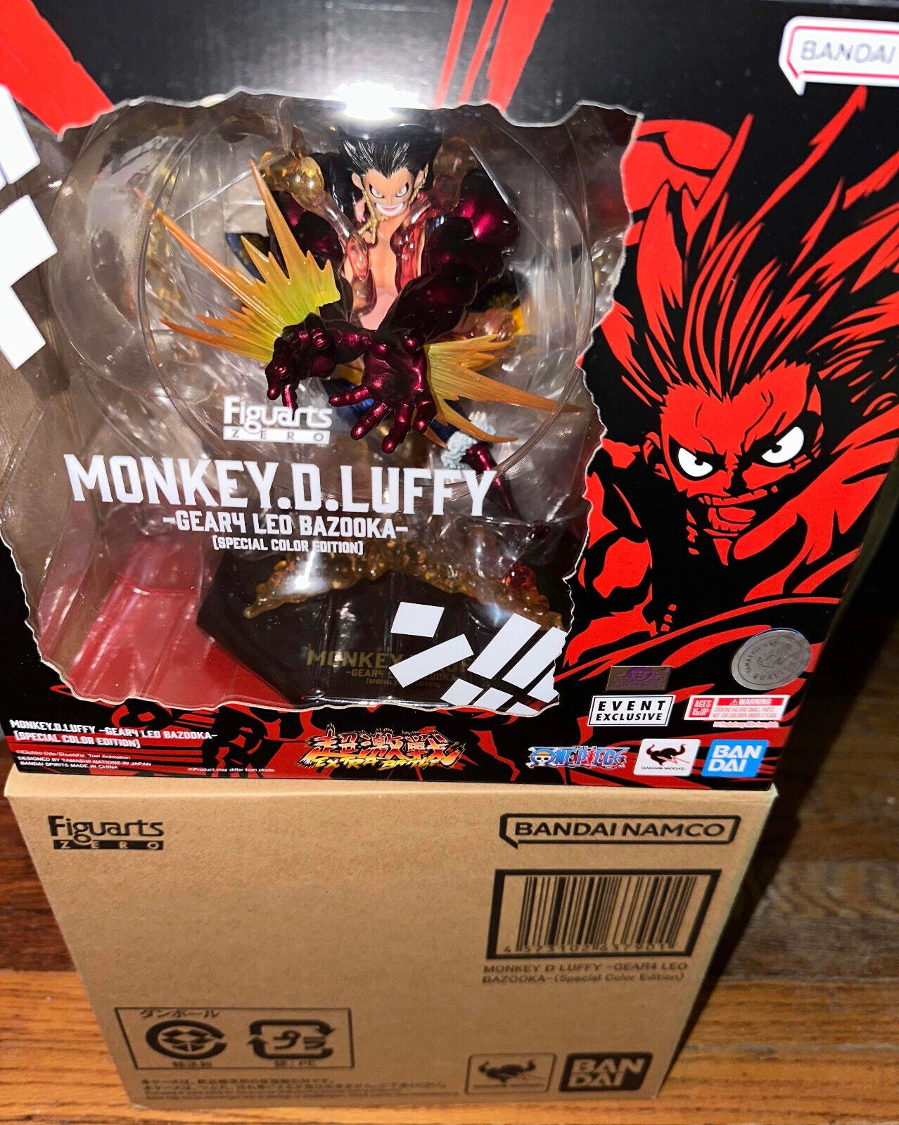 S.H. Figuarts Monkey D. Luffy Gear 4 Leo Bazooka NYCC 2022 Bandai Namco