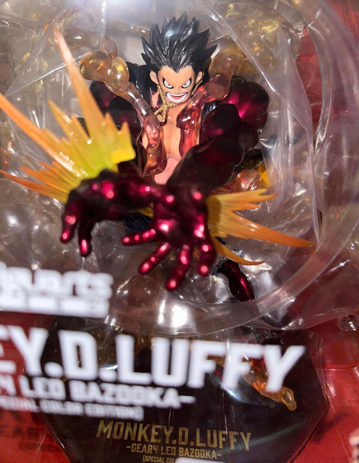 S.H. Figuarts Monkey D. Luffy Gear 4 Leo Bazooka NYCC 2022 Bandai Namco