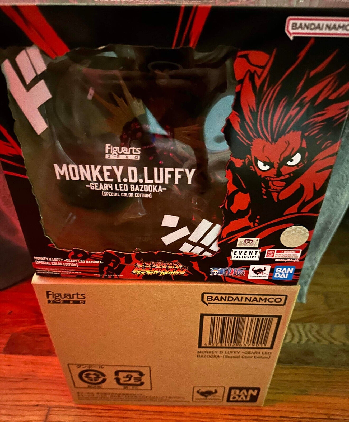 S.H. Figuarts Monkey D. Luffy Gear 4 Leo Bazooka NYCC 2022 Bandai Namco