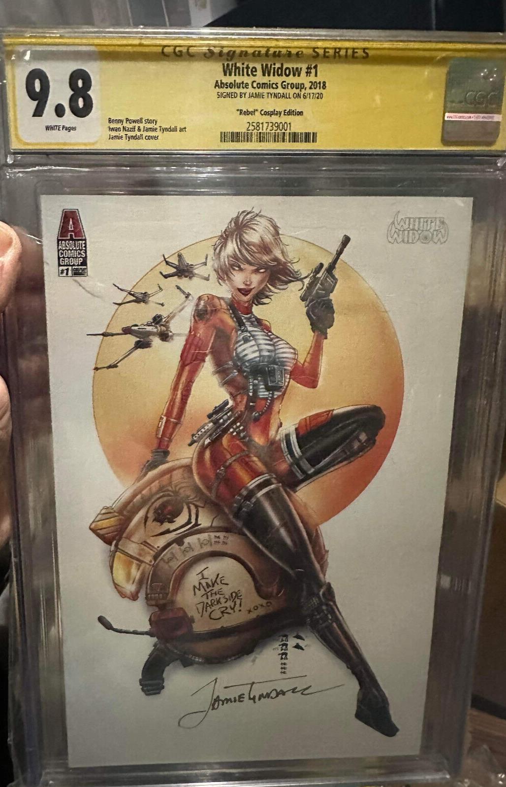 White Widow #1 Absolute / Cosplay Rebel Edition 9.8 SS Tyndall