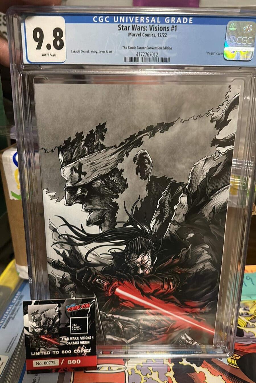 Star Wars Visions #1 NYCC Exclusive Variant CGC 9.8 Comic Corner LMTD 800