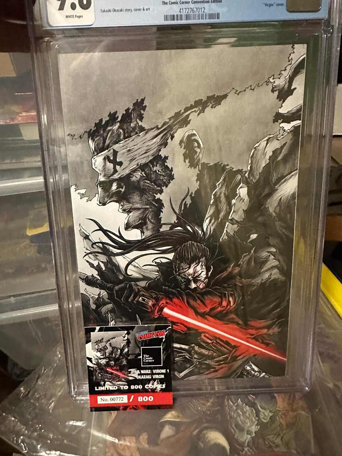 Star Wars Visions #1 NYCC Exclusive Variant CGC 9.8 Comic Corner LMTD 800