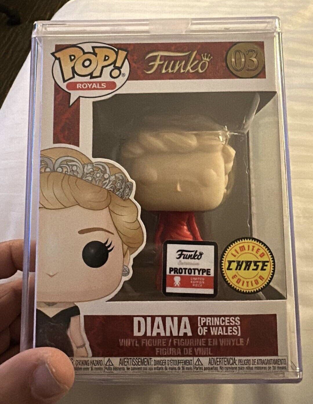Funko Pop! Royals Diana #3 Princess of Wales Prototype Chase