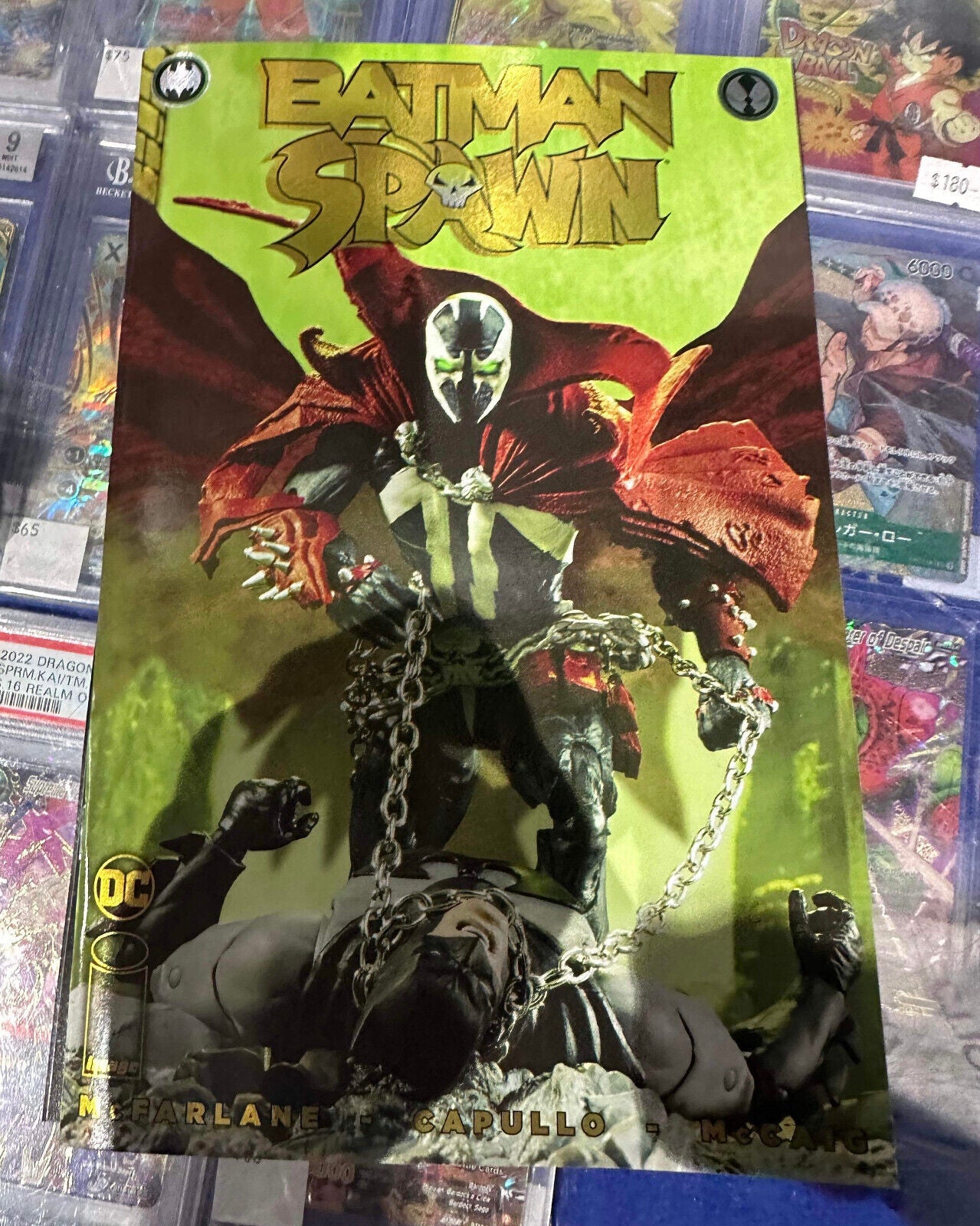 🔥 Batman Spawn #1 Comic Gold Edition McFarlane SDCC 2023 Exclusive Variant 🔥