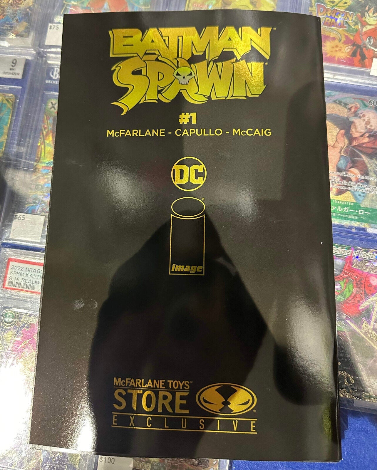 🔥 Batman Spawn #1 Comic Gold Edition McFarlane SDCC 2023 Exclusive Variant 🔥