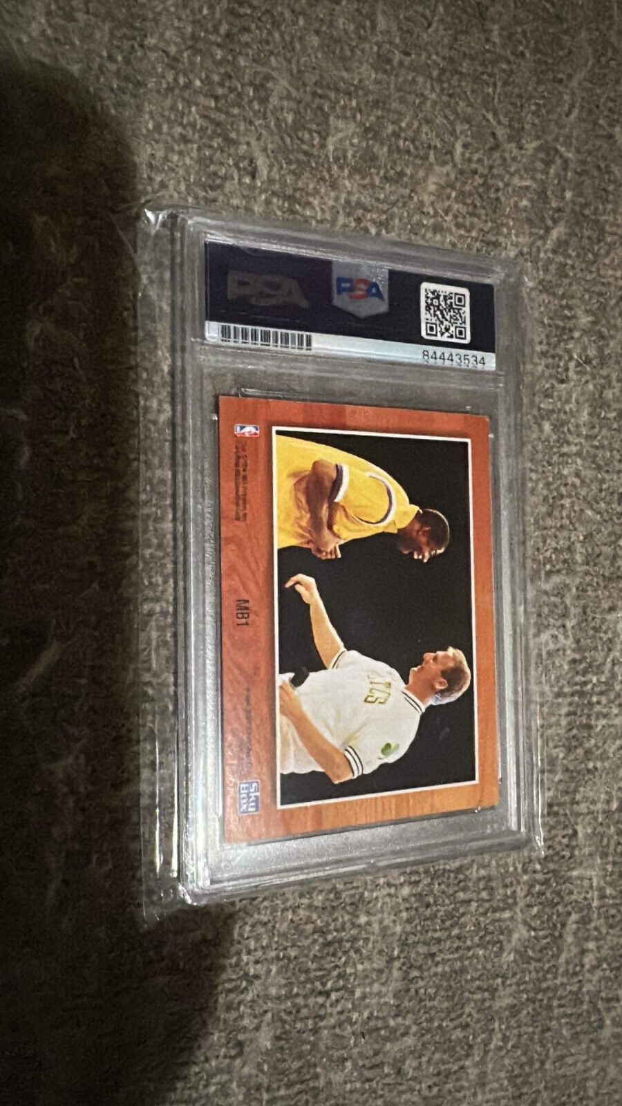 Larry Bird Magic Johnson Signed 1994 SkyBox Card PSA Certified