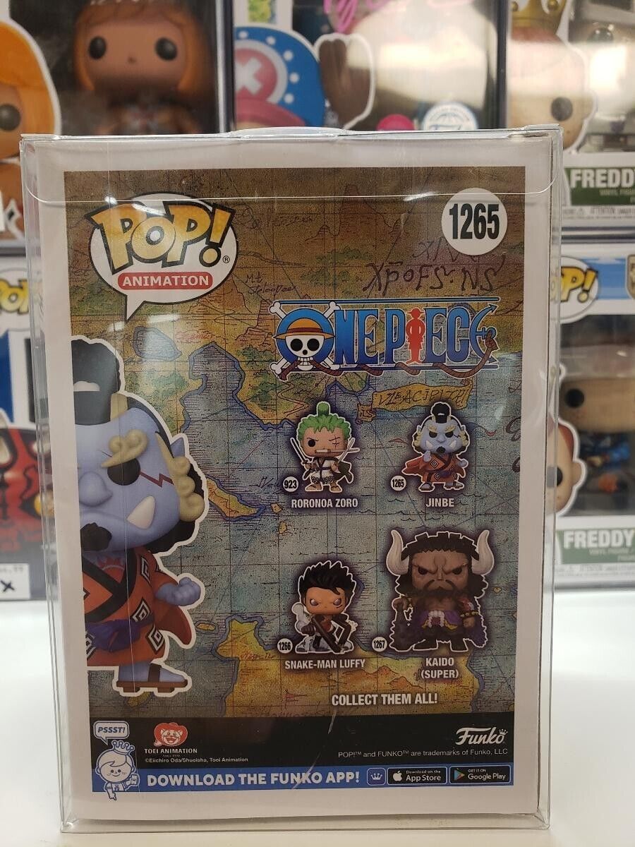 Daniel Baugh Jinbe Jimbei One Piece #1265 Signed Funko Pop COA #OC19459