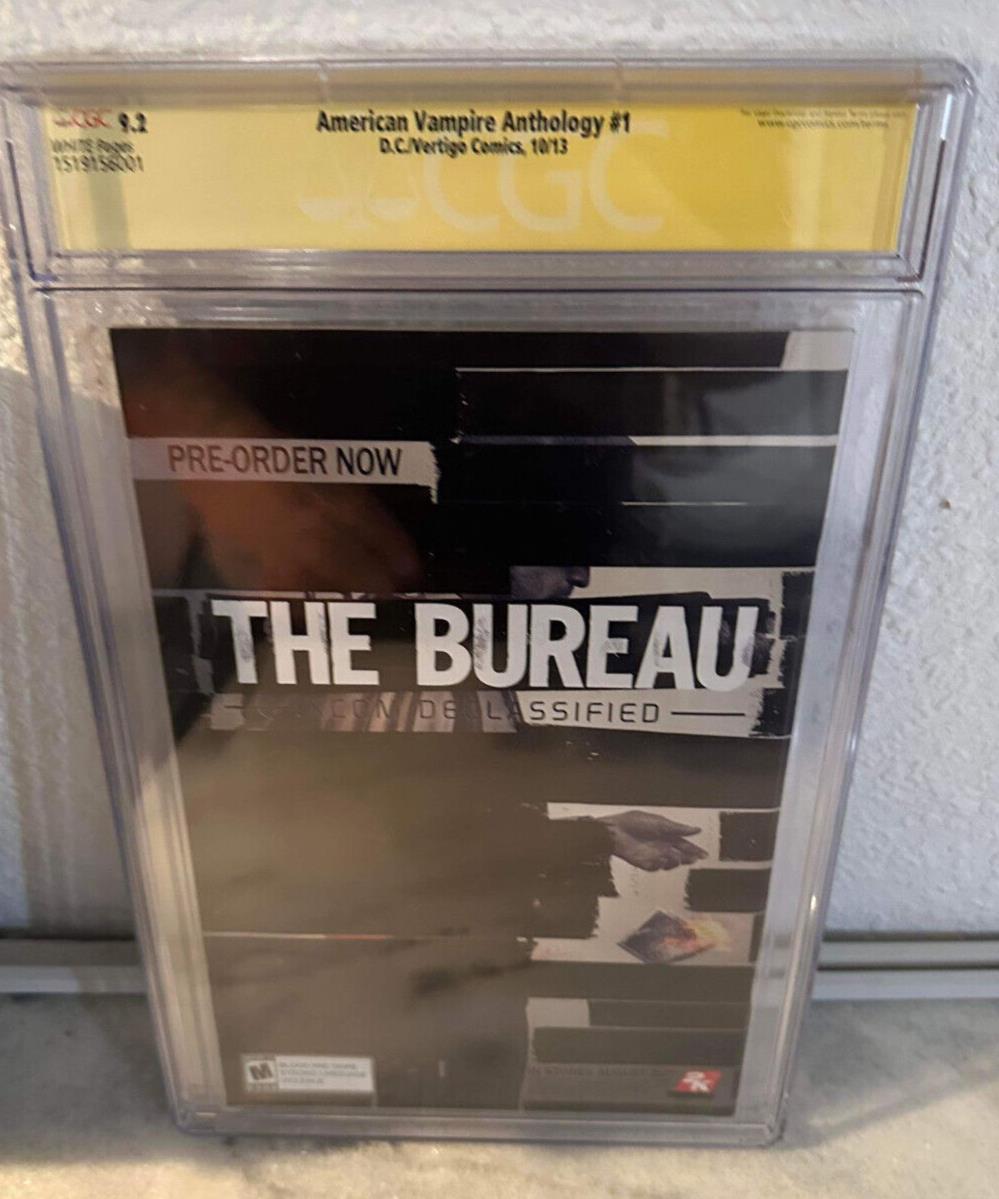 American Vampire Anthology #1 CGC 9.2 SS / Jason Aaron, Rucka, Simone, Snyder