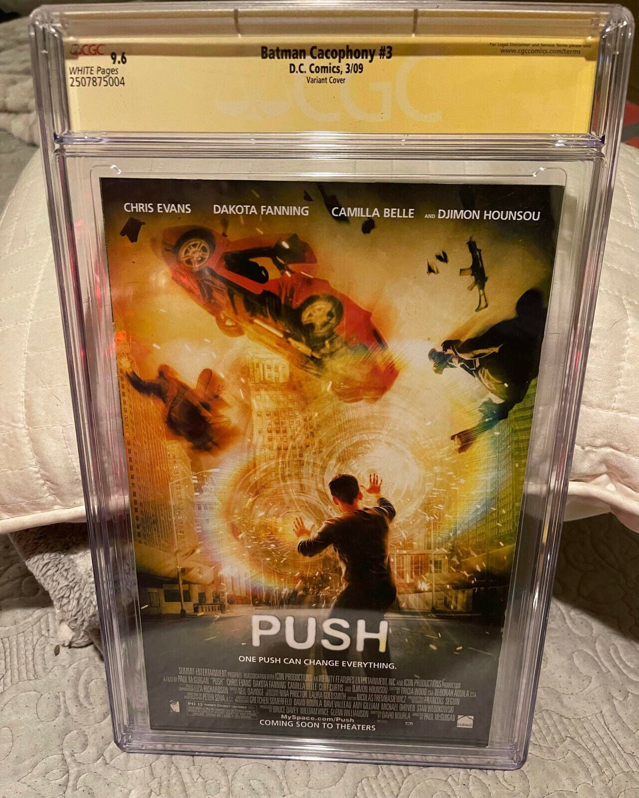 Batman Cacophony #3 1:25 CGC 9.6 Signed by Bill Sienkiewicz DC Comic