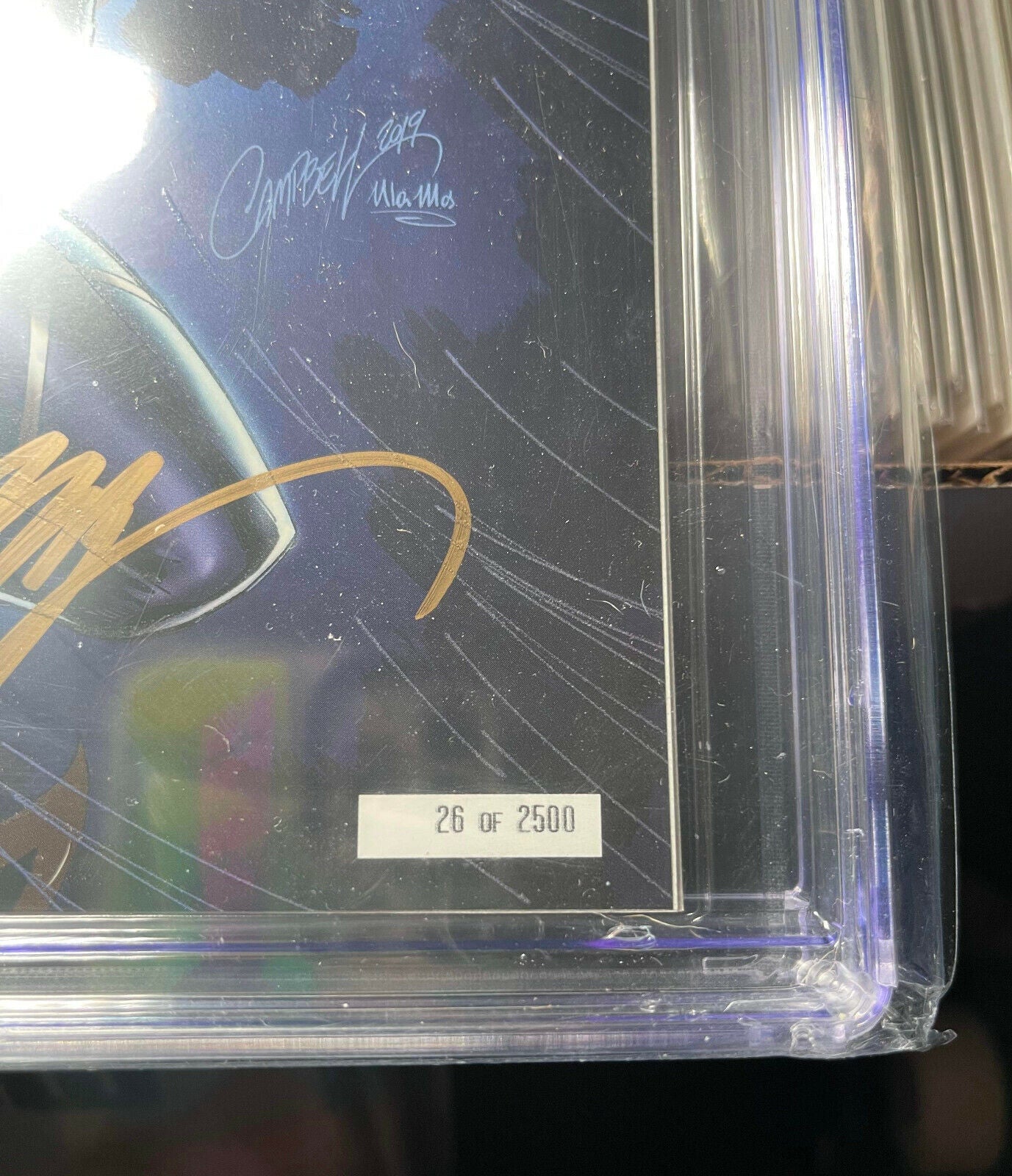 House of X #5 CGC 9.8 SS J Scott Campbell 26/2500 GITD Edition NM+