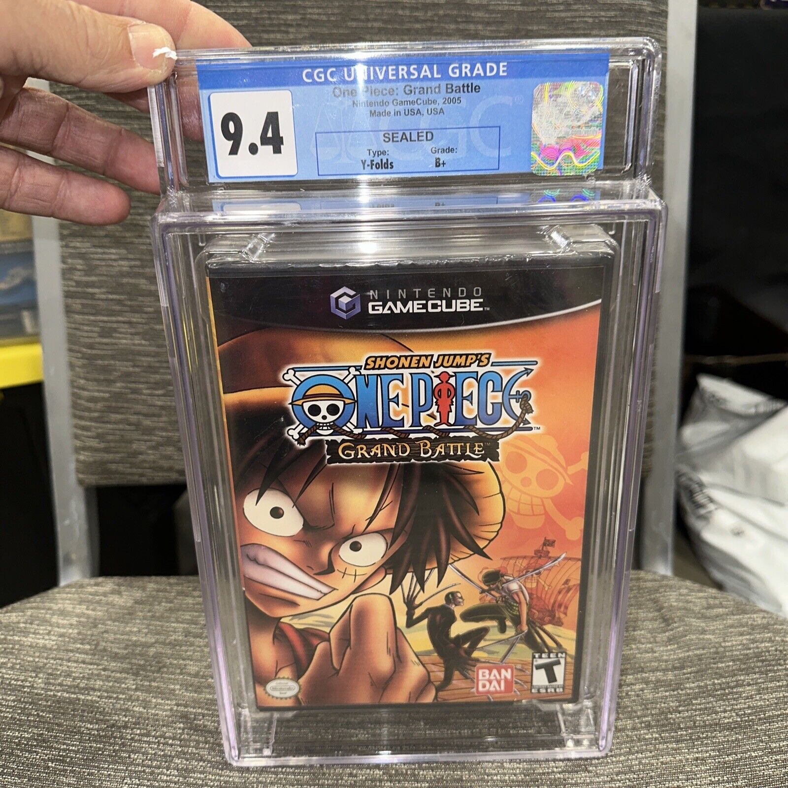 One Piece: Grand Battle Cgc 9.4 sealed (Nintendo GameCube, 2005)
