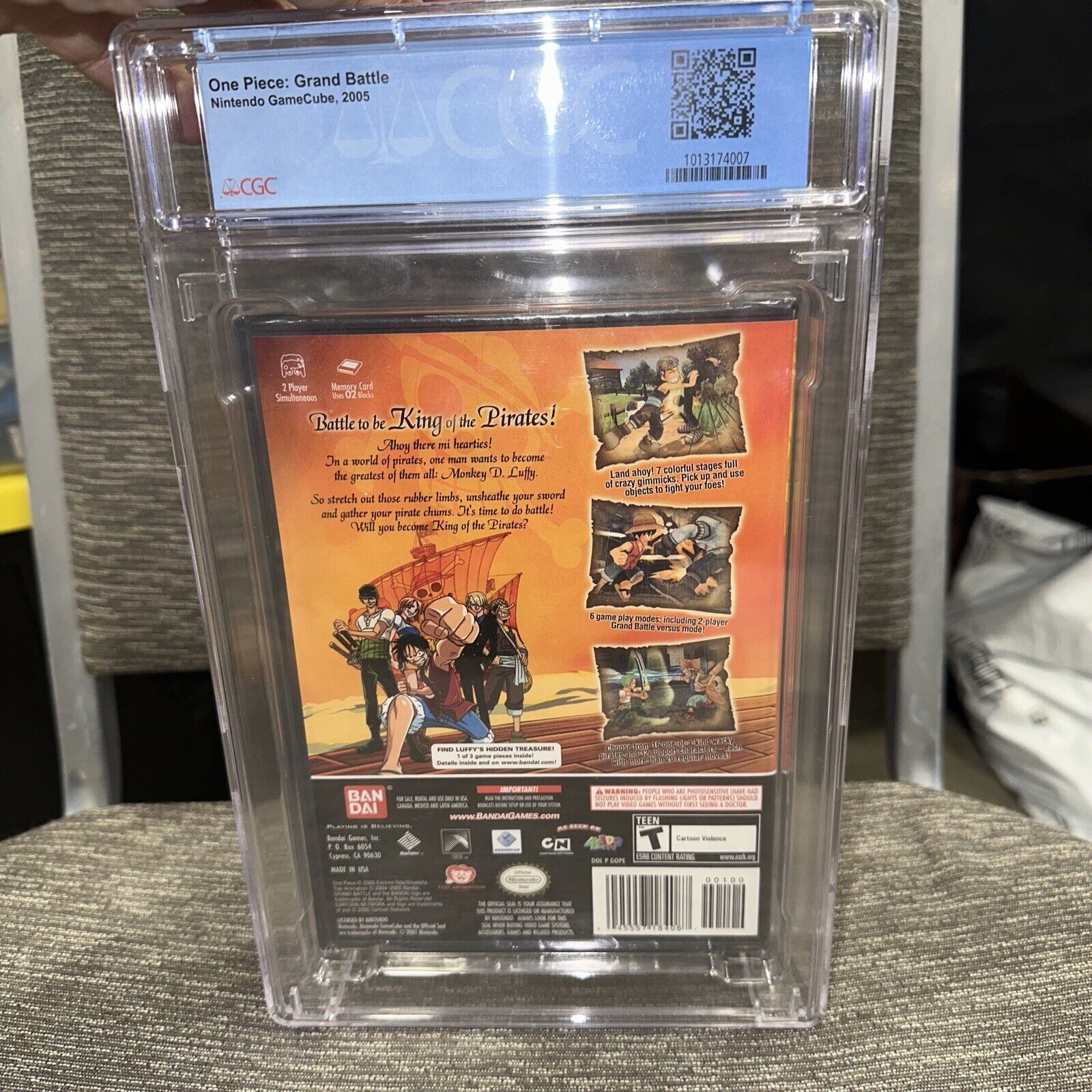 One Piece: Grand Battle Cgc 9.4 sealed (Nintendo GameCube, 2005)