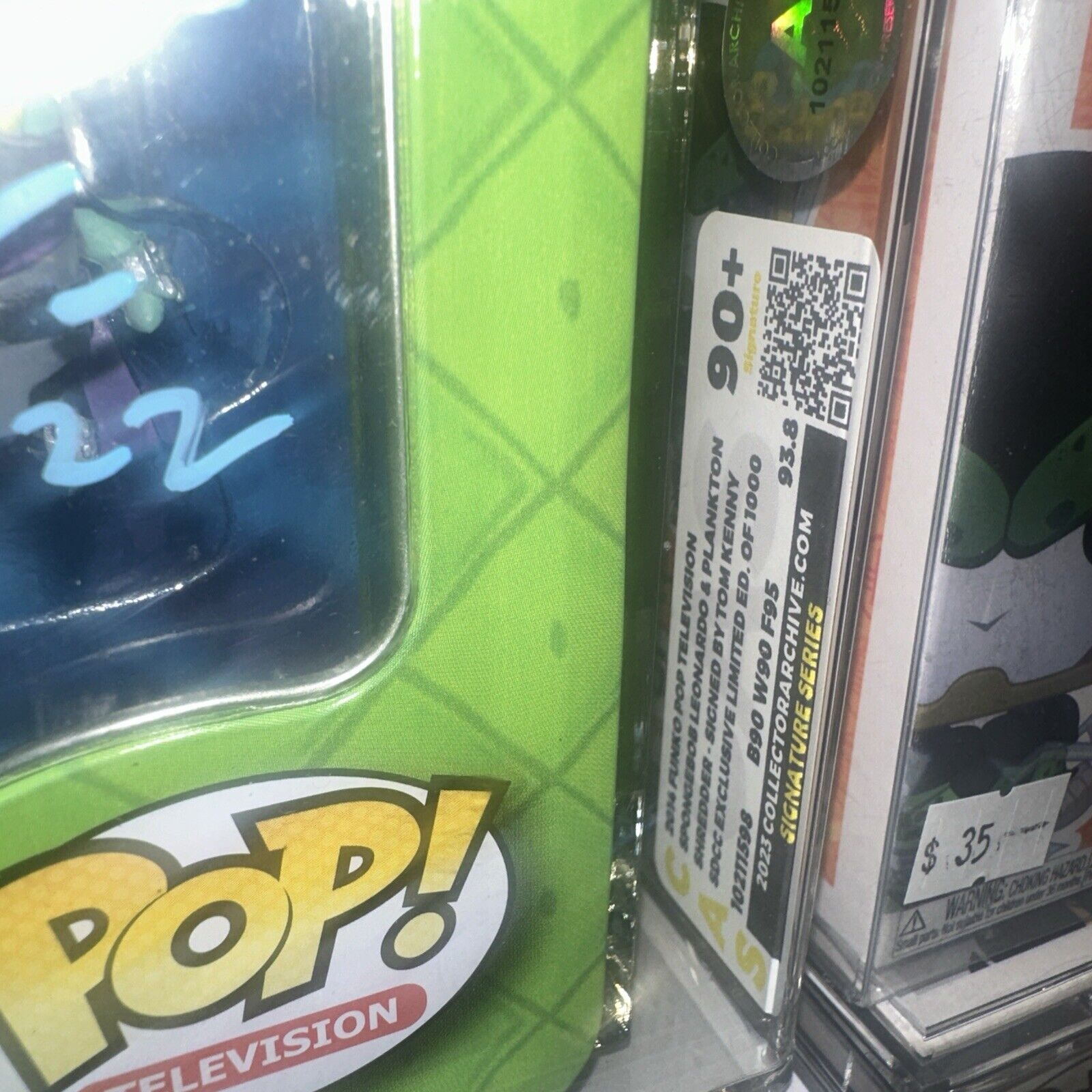 Funko Pop! Vinyl: Teenage Mutant Ninja Turtles Spongebob Leonardo Cas 90+