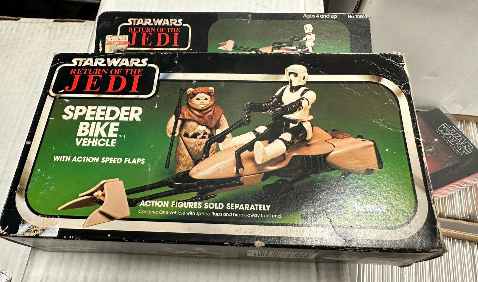 Star Wars Return Of The Jedi Speeder Bike Vintage 1983 Kenner