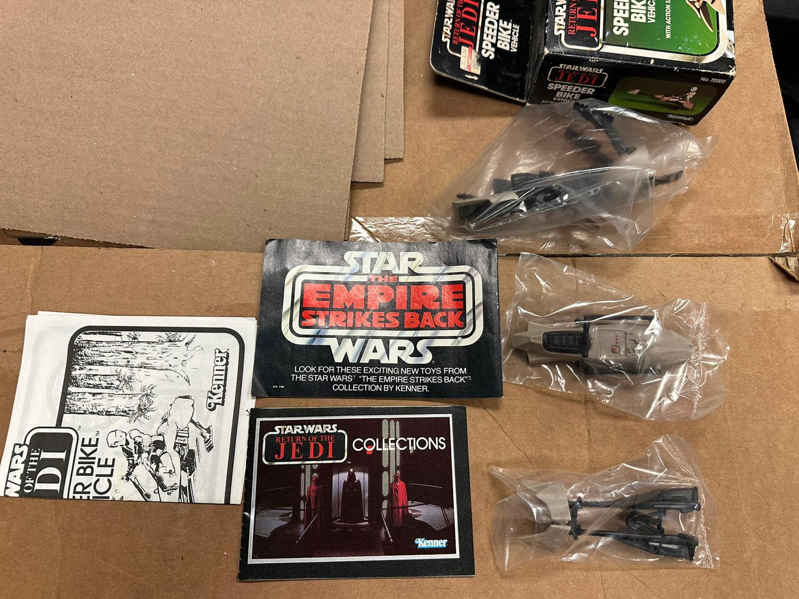 Star Wars Return Of The Jedi Speeder Bike Vintage 1983 Kenner
