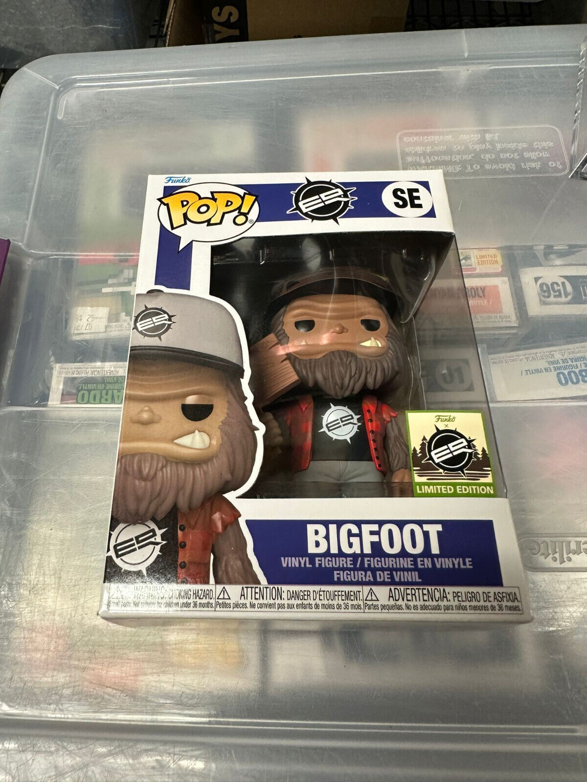 Funko Pop! Earth-Roamer Brown Yetti Bigfoot - Rare PPG 3k