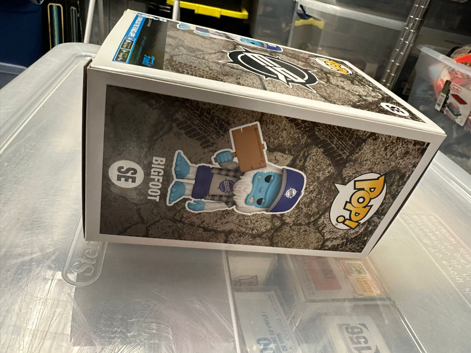 Funko Pop! Earth-Roamer Blue Yetti Bigfoot - Rare PPg 3k