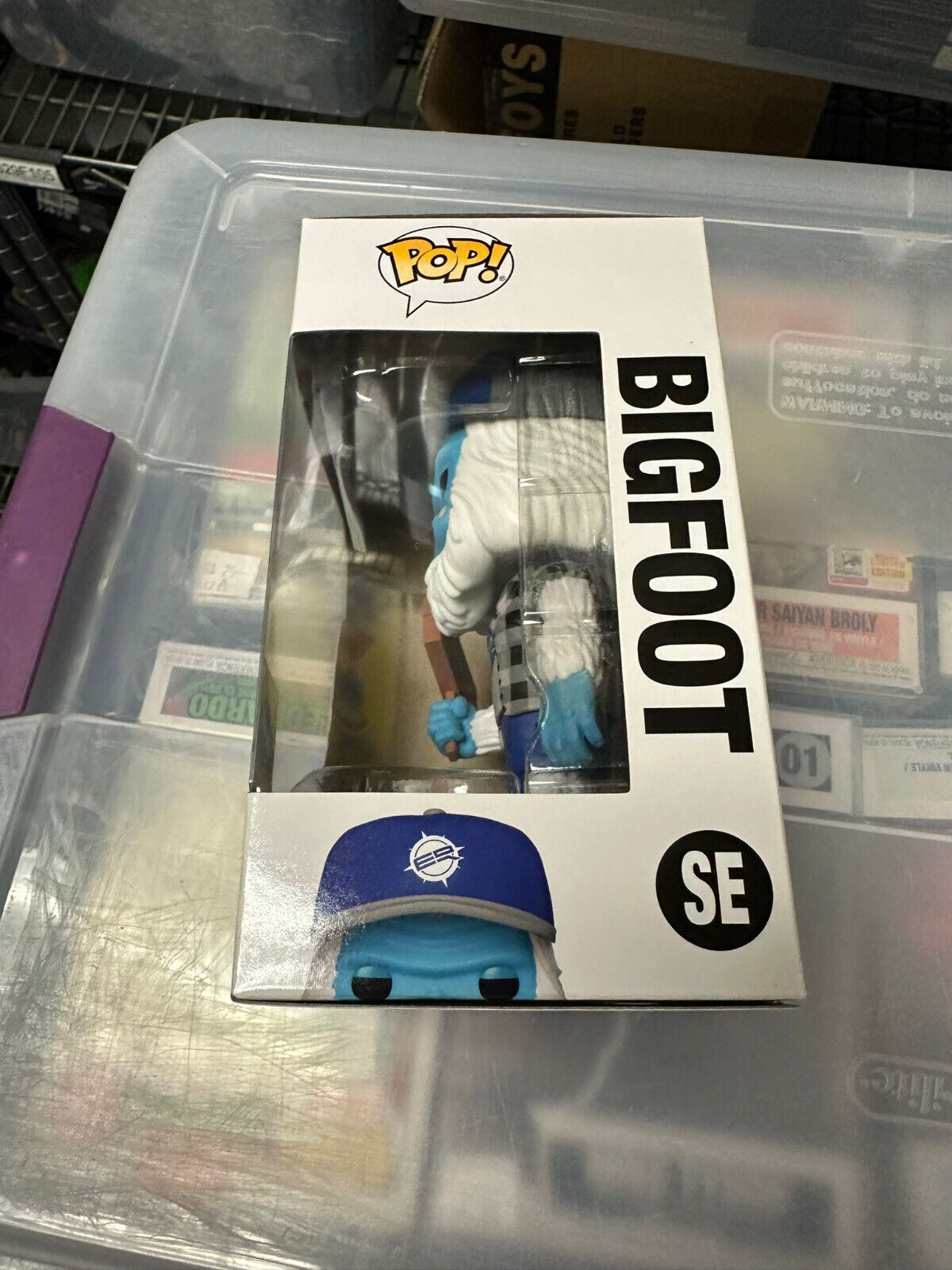 Funko Pop! Earth-Roamer Blue Yetti Bigfoot - Rare PPg 3k