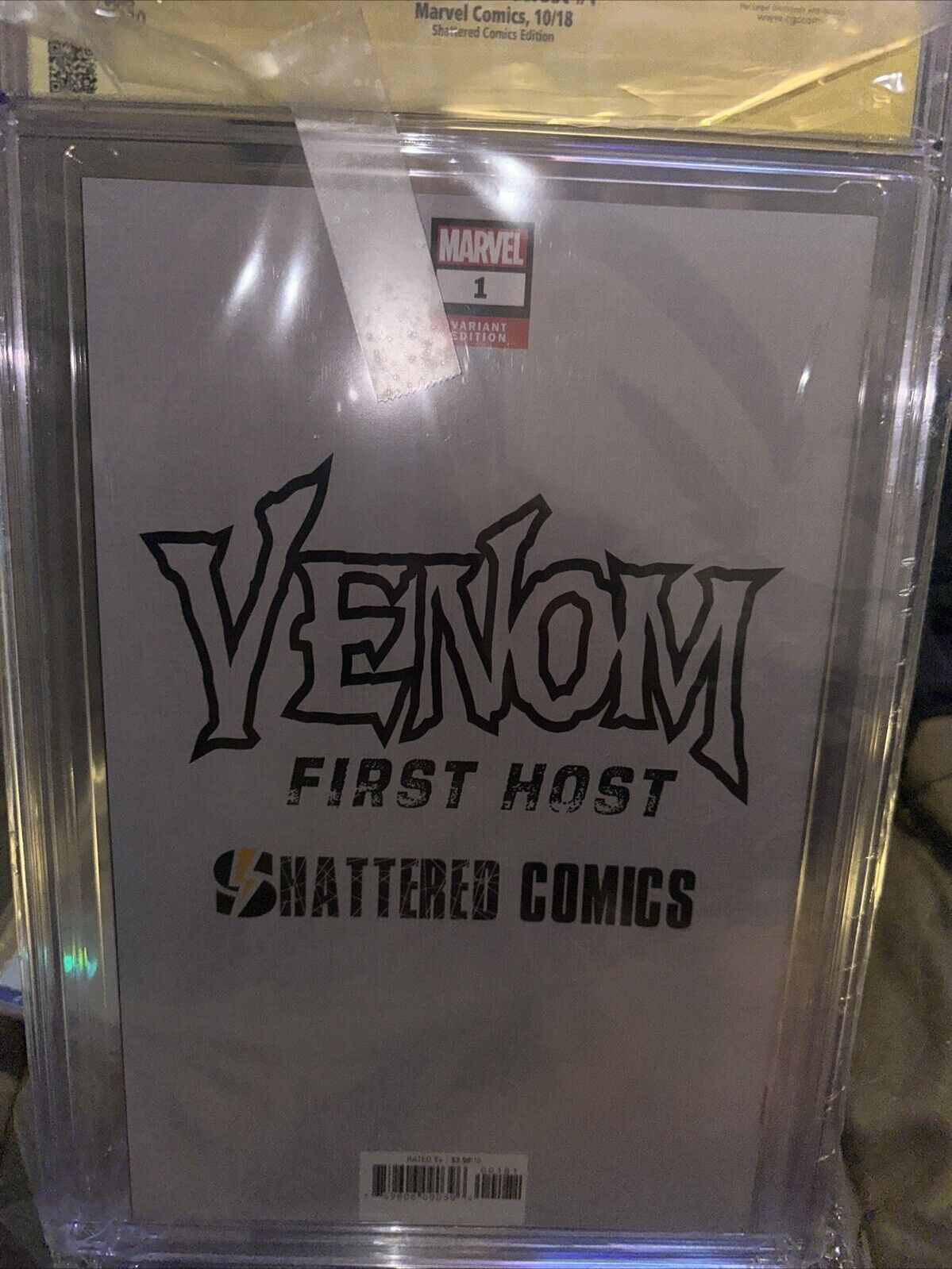 Venom First Host #1 Bagley Shattered Variant SS CGC 9.8