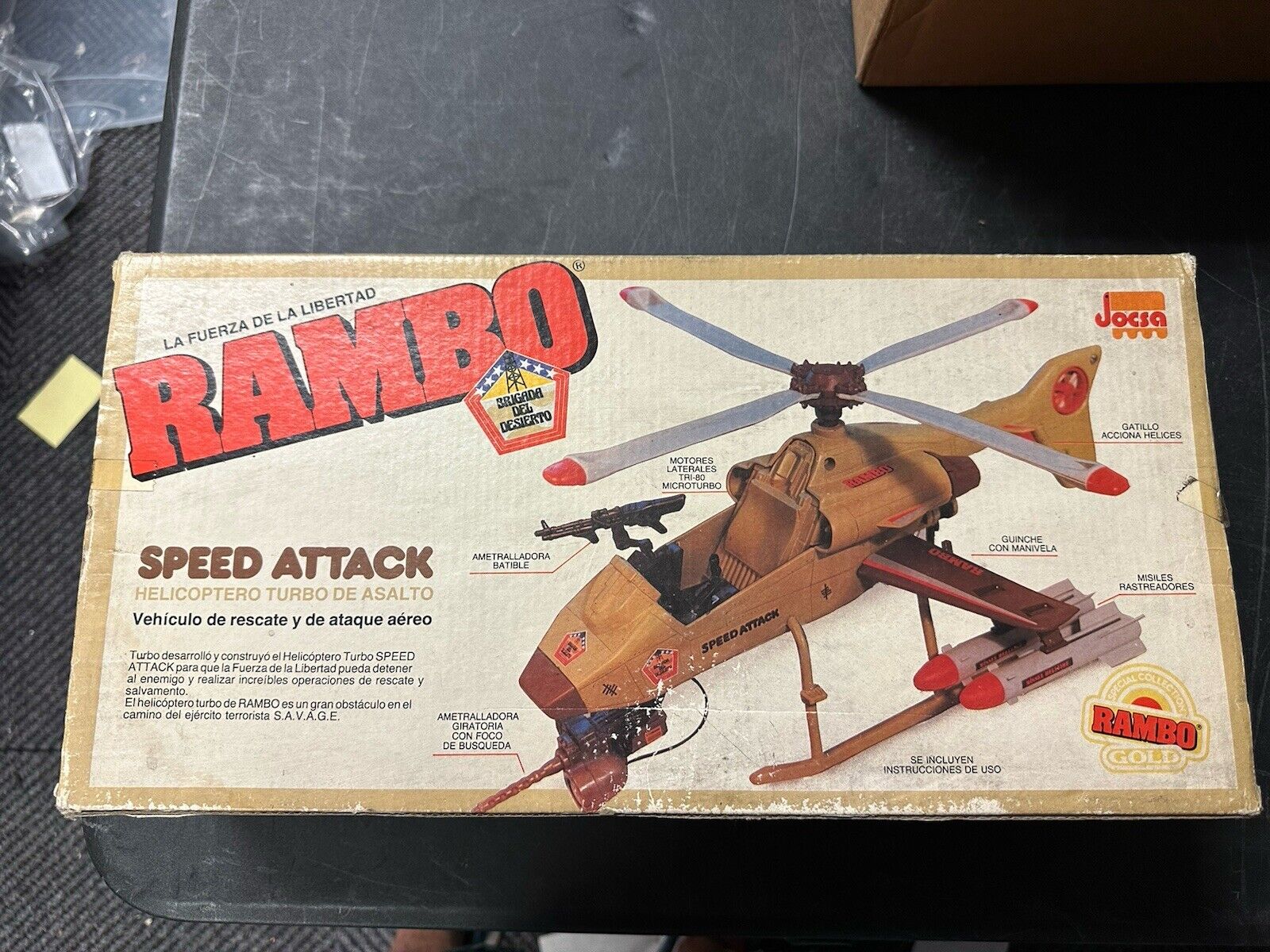 Rambo Jocsa Argentina Spiral Zone Brigada Del Desierto Helicopter New Contents