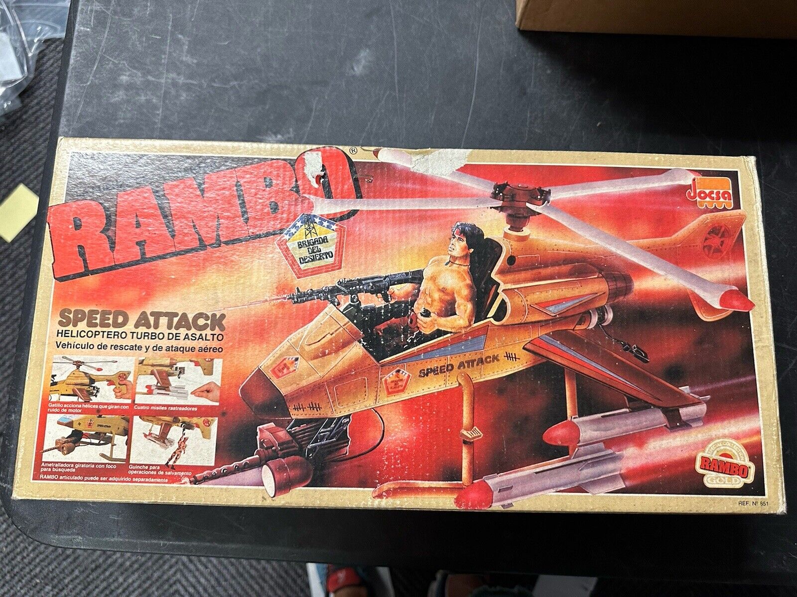 Rambo Jocsa Argentina Spiral Zone Brigada Del Desierto Helicopter New Contents