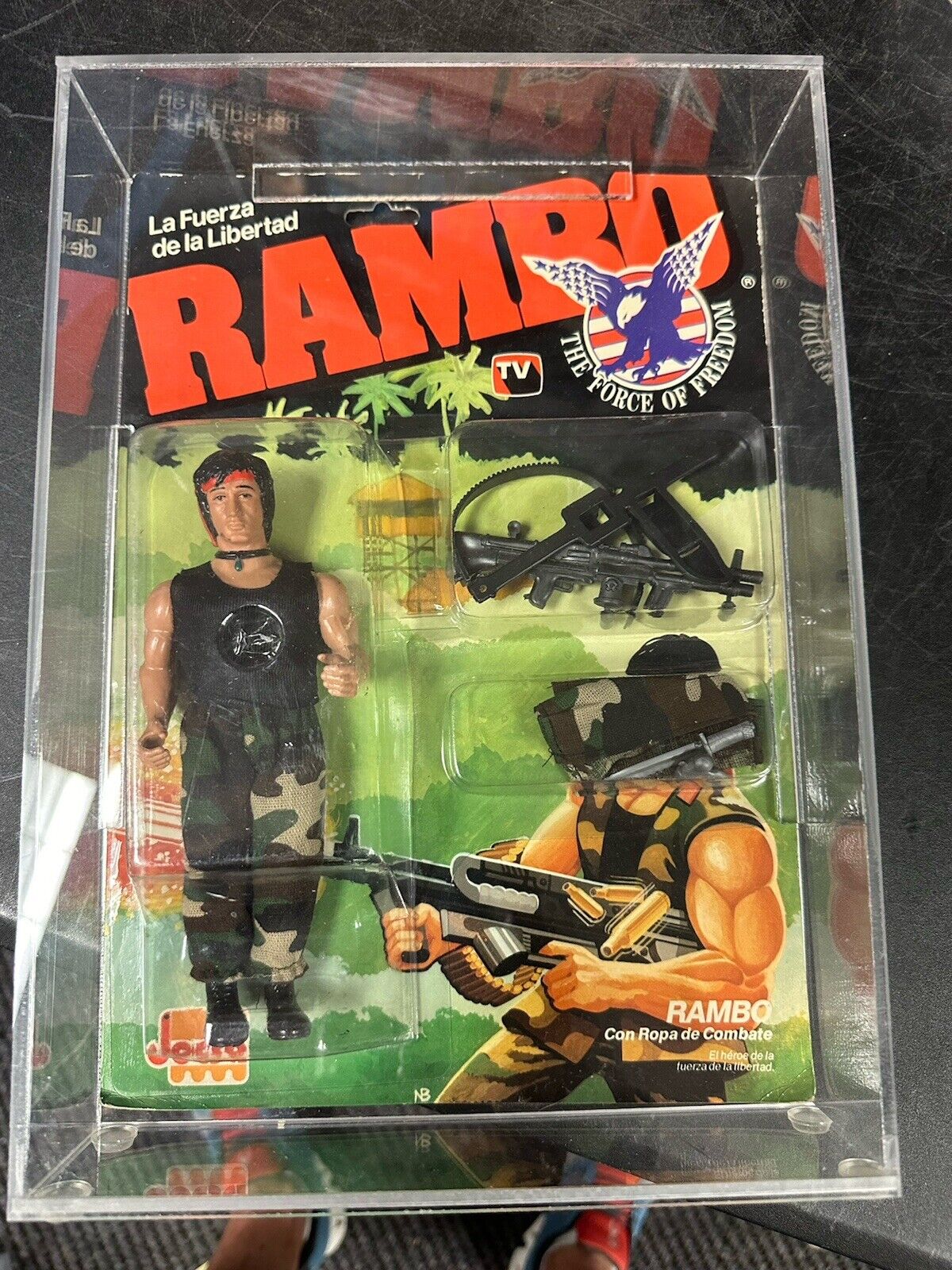 Rambo Josca Sealed With Acrylic Case Argentina RARE