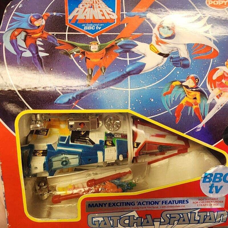 Poppy Gatcha-Spaltan Gatchman Battle of the Planets New Sealed Box