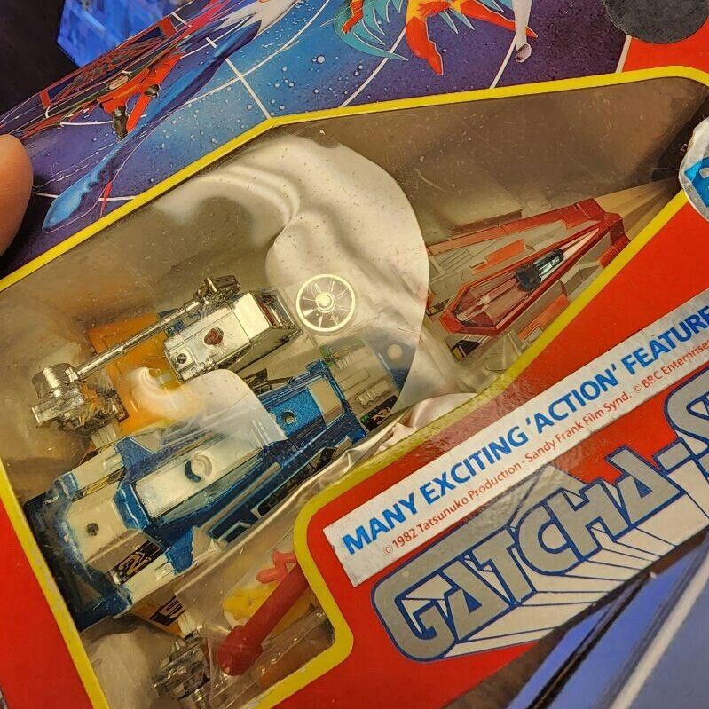 Poppy Gatcha-Spaltan Gatchman Battle of the Planets New Sealed Box