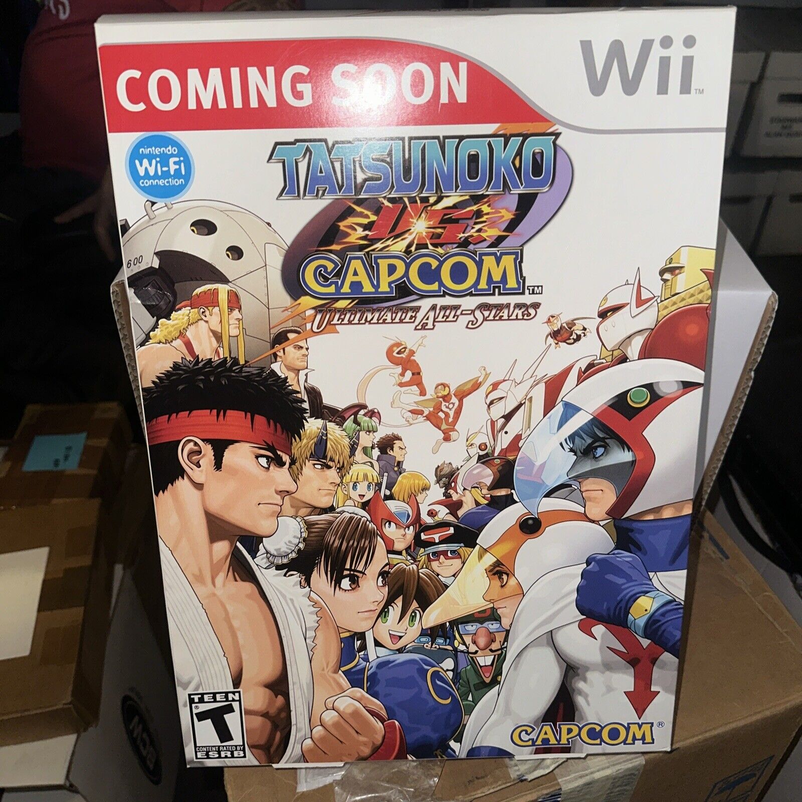 Tatsunoko vs. Capcom: Ultimate All Stars (Nintendo Wii, 2010) GameStop Display