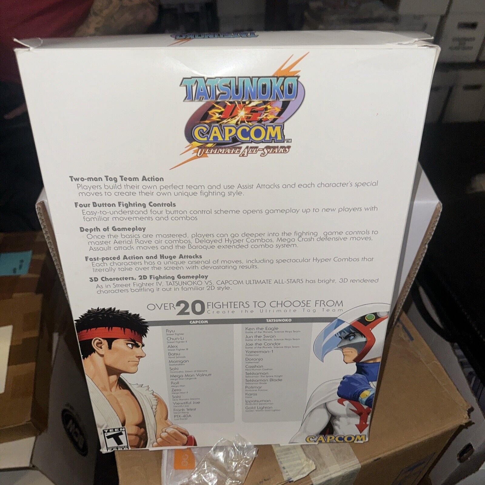 Tatsunoko vs. Capcom: Ultimate All Stars (Nintendo Wii, 2010) GameStop Display