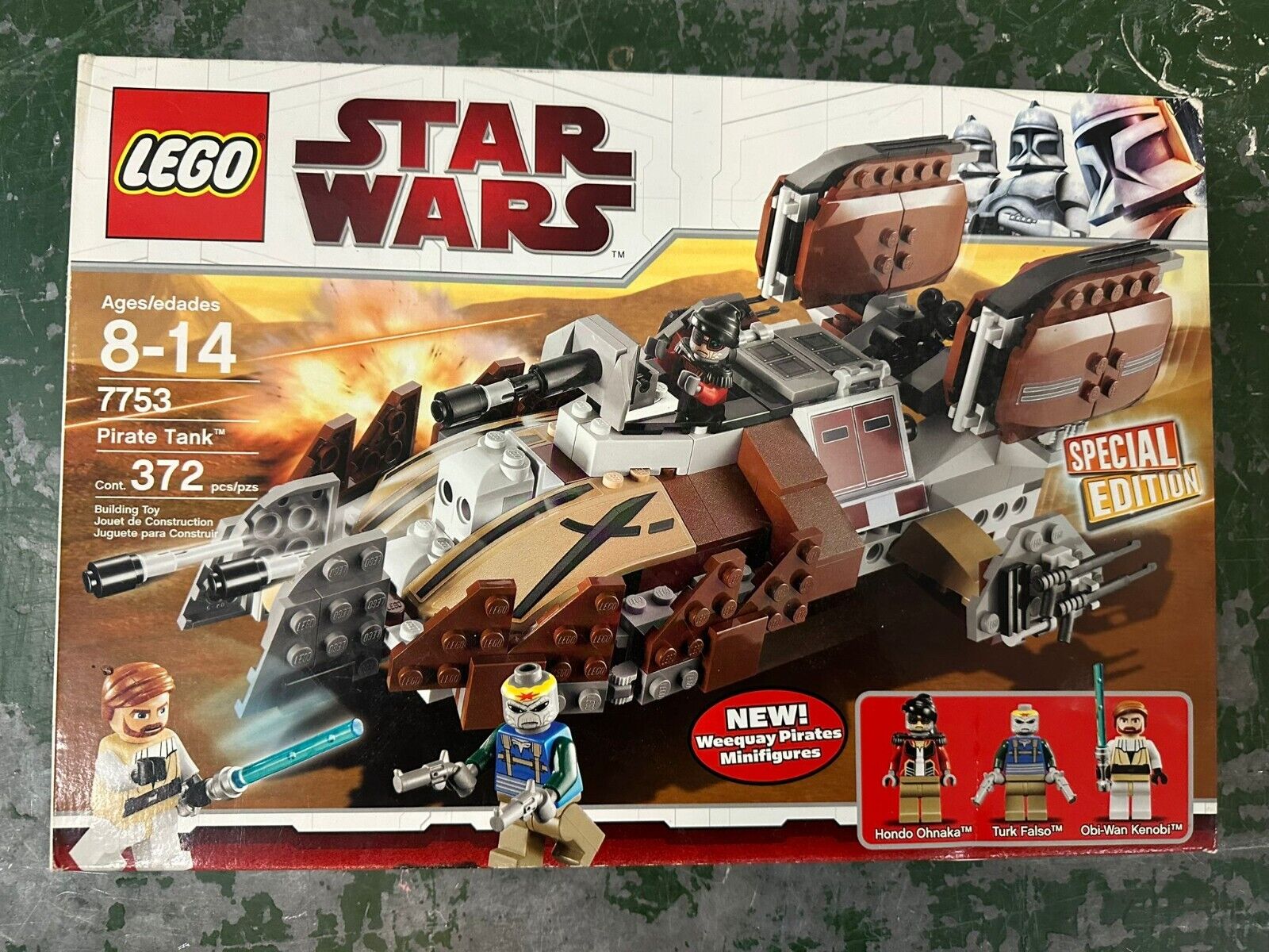 Retired LEGO 7753 Star Wars: Pirate Tank Hondo Turk Falso Obi-Wan Kenobi