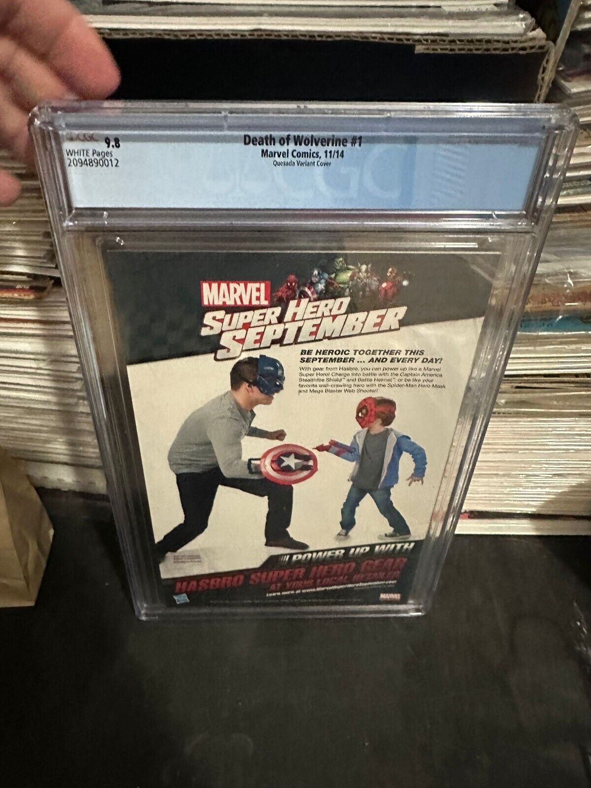 Death of Wolverine 9.8 CGC VARIANT 1:100 JOE QUESEDA DEADPOOL X MEN