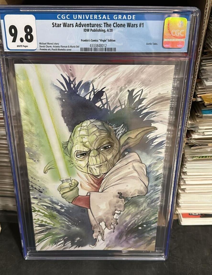 Star Wars Adventures: The Clone Wars #1 CGC 9.8 Frankie’s Virgin Peach Momoko