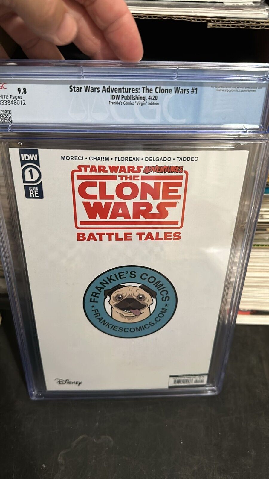 Star Wars Adventures: The Clone Wars #1 CGC 9.8 Frankie’s Virgin Peach Momoko
