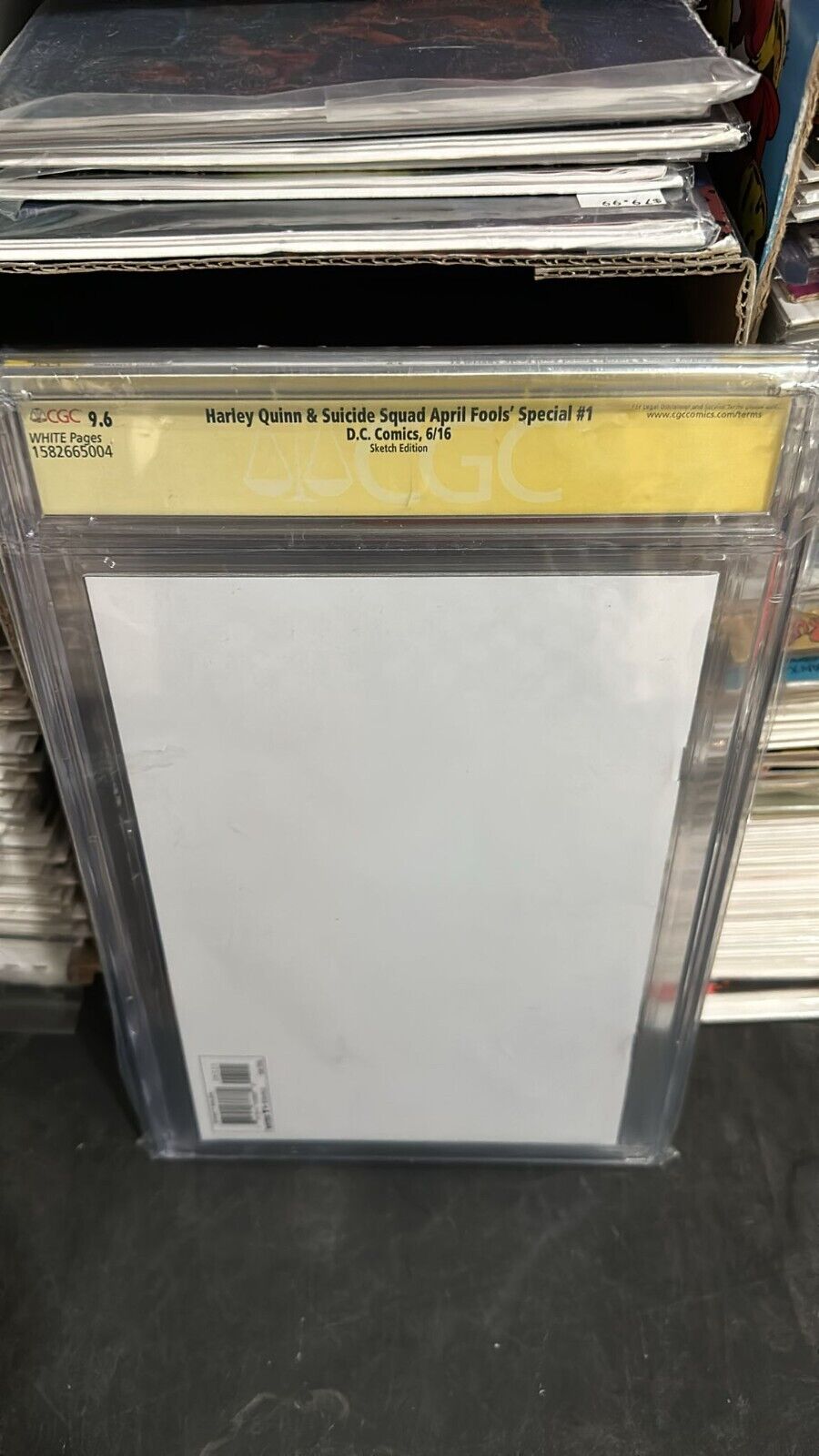 Harley Quinn April Fools Special Sketch CGC 9.8 SS - Suicide Squad