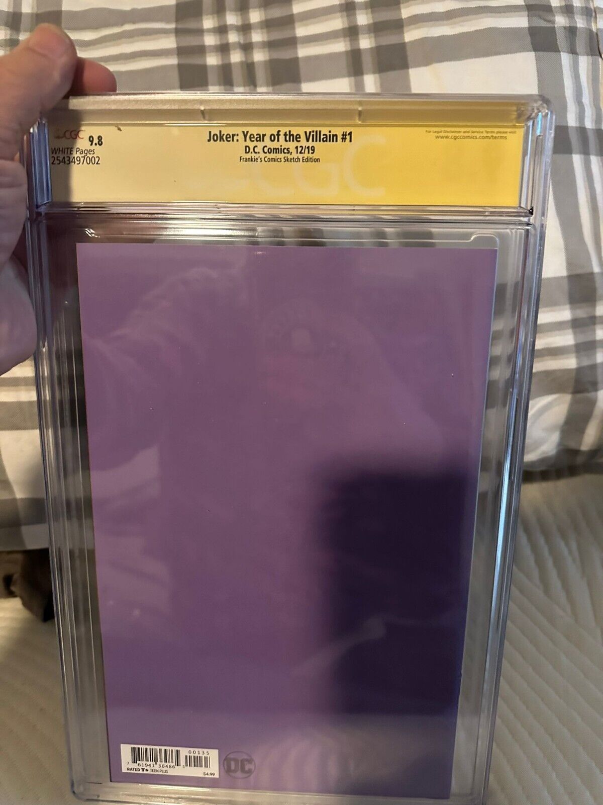 Joker Year of the Villain #1 DC Comics CGC 9.8 SS LEE / Sketch & Signed