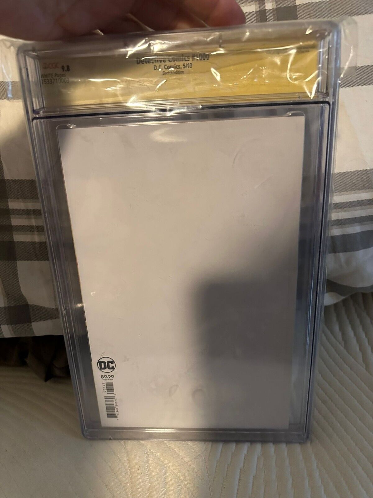 Detective Comics #1000 DC Comics CGC 9.8 SS LEE BERMEJO / Sketch & Signed