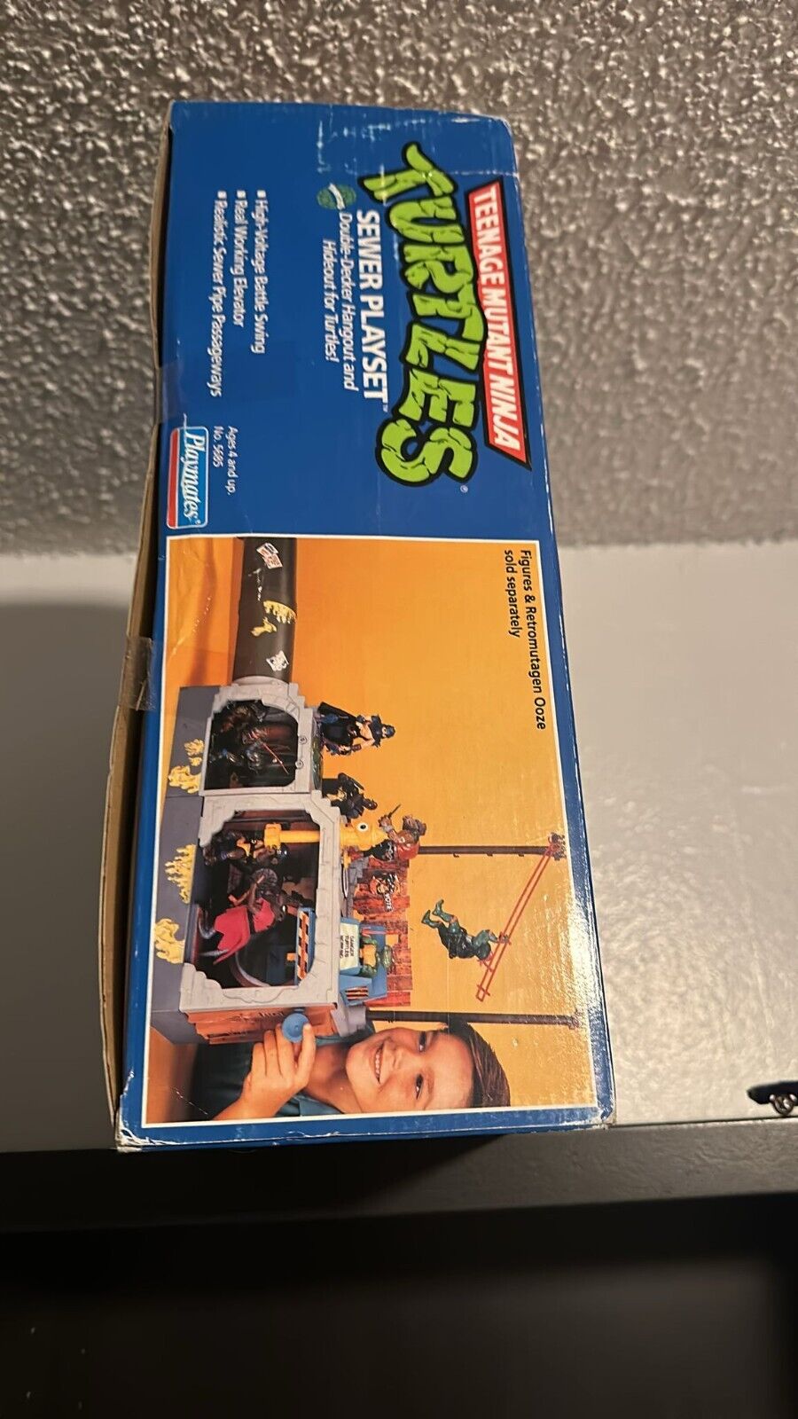 TMNT Teenage Mutant Ninja Turtles Sewer Lair Playset 1989 - Sealed