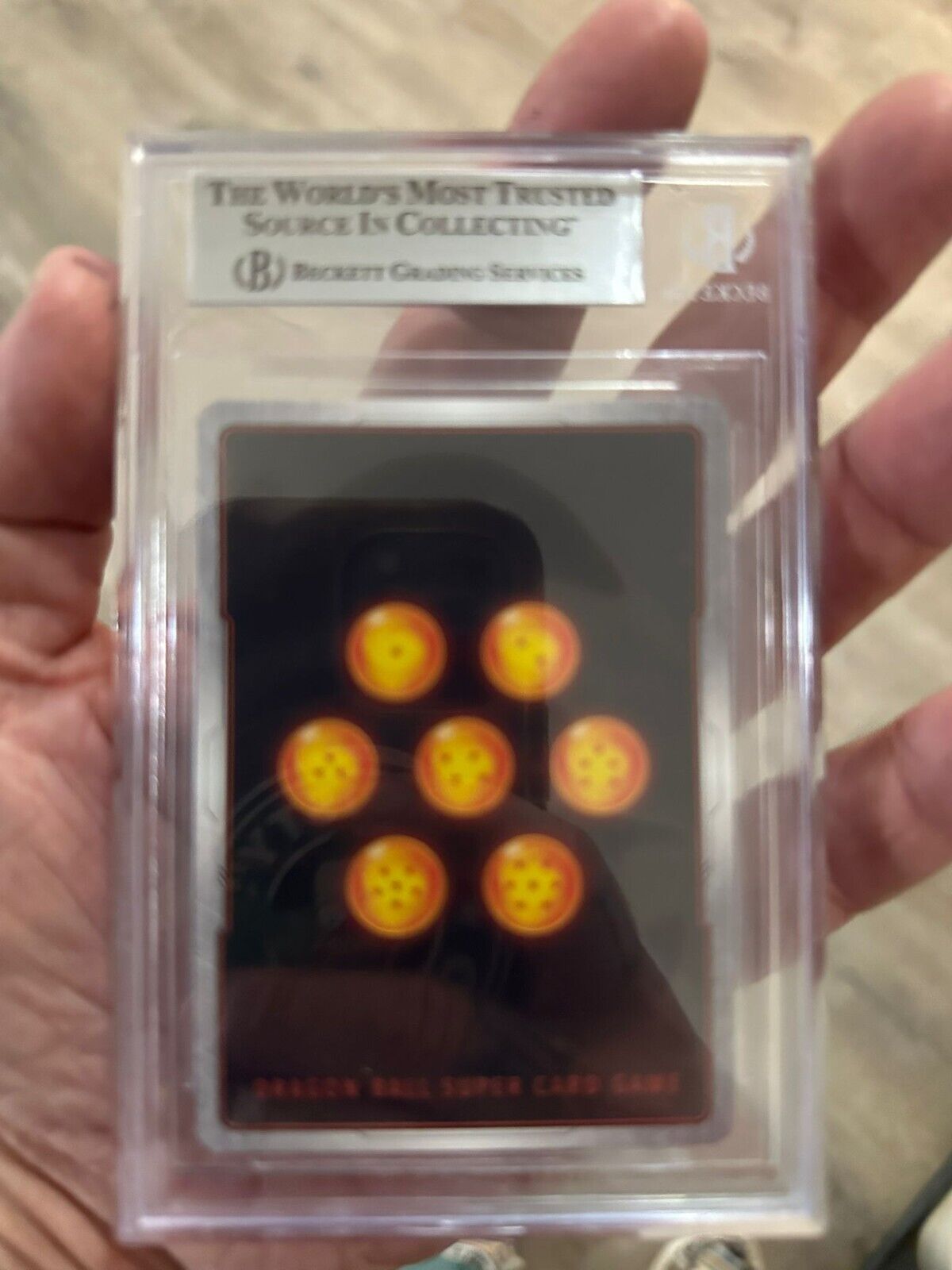 Dragon Ball Super Meteoric Energy SSB Vegito SPR Signature BGS 8.5