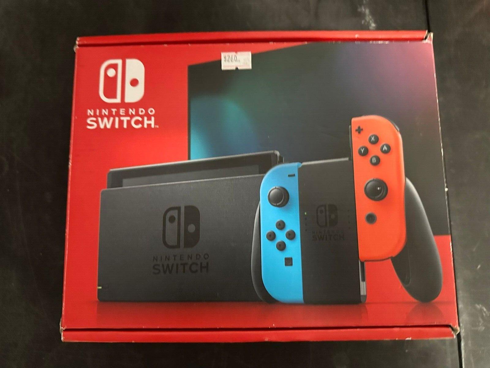 Nintendo Switch Console with Neon Blue and Neon Red Joy Cons 32GB V2