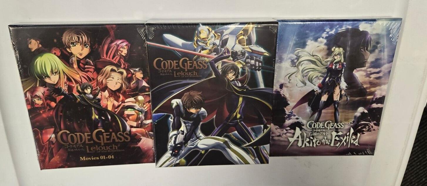Code Geass Limited Collector's Bluray Complete Set - Sealed