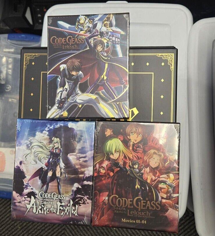 Code Geass Limited Collector's Bluray Complete Set - Sealed