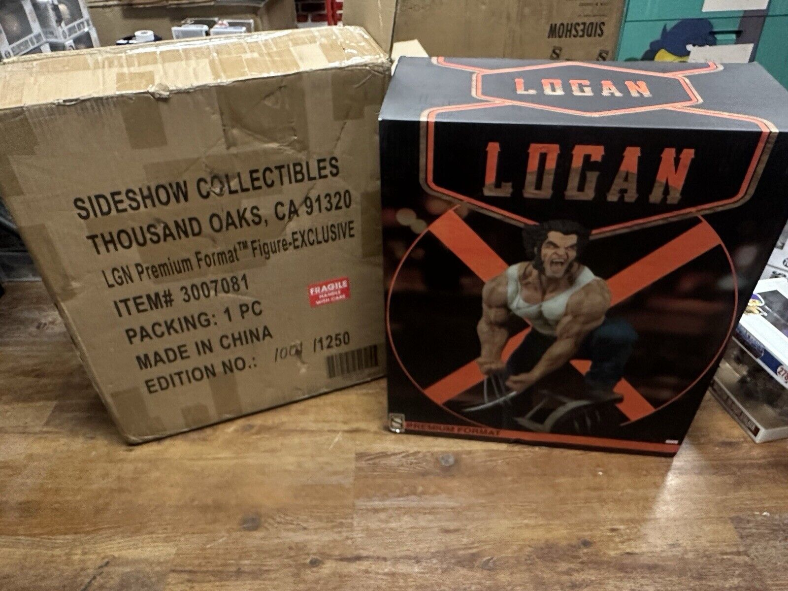 Logan Sideshow Premium Format Exclusive Rare Us Seller Shipper W/ Art box