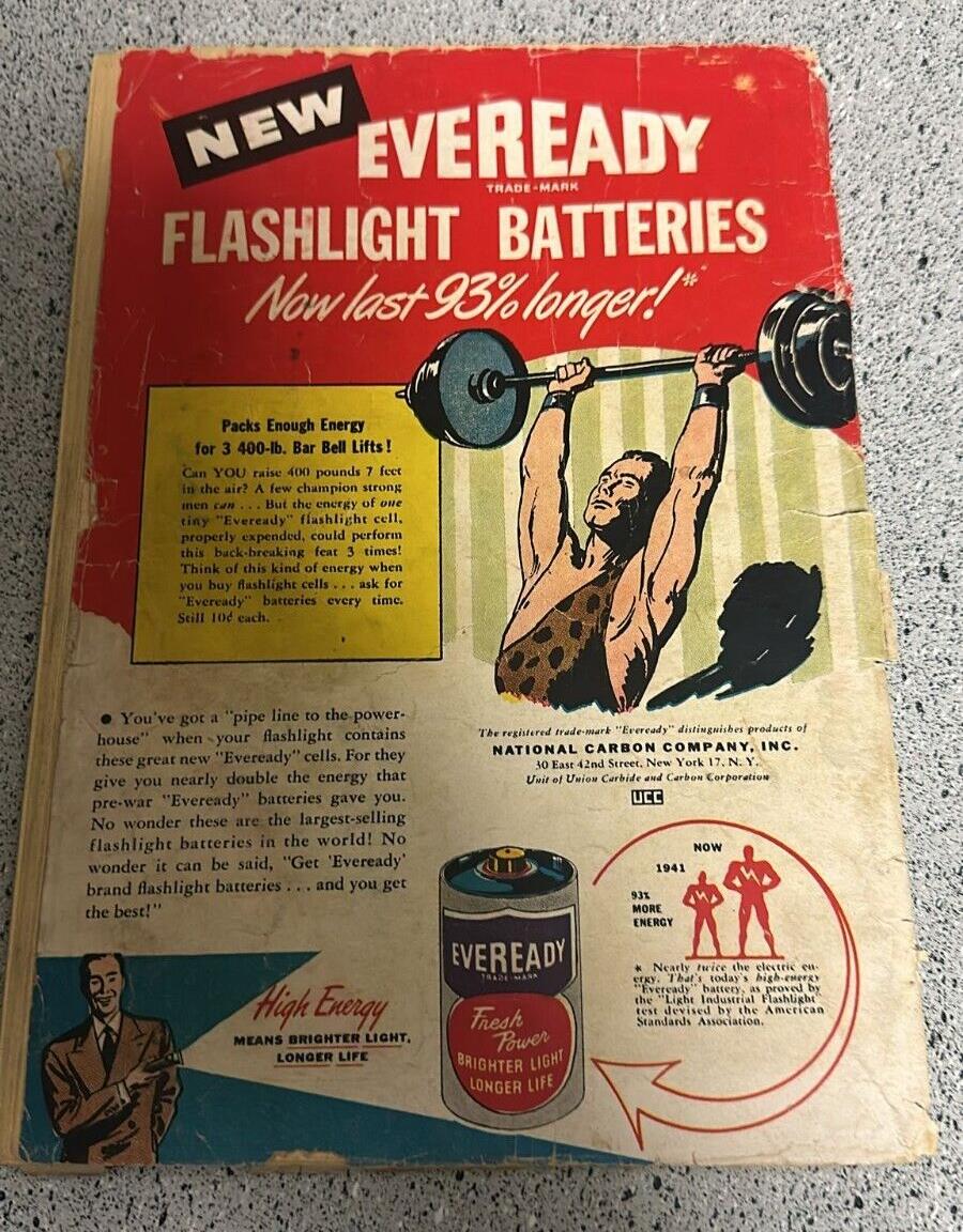 Superman #48 DC Comic Book 1947 - Cover Detached