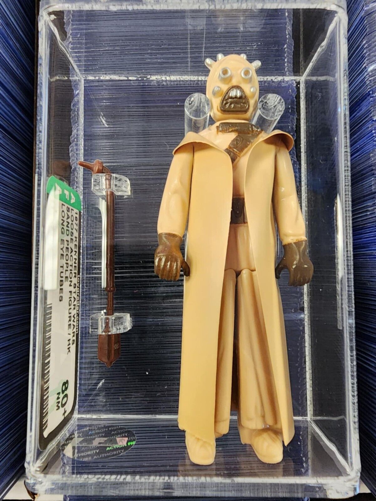 1977 Kenner Star Wars Loose Action Figure Sand People Long Eye Tubes AFA 80+
