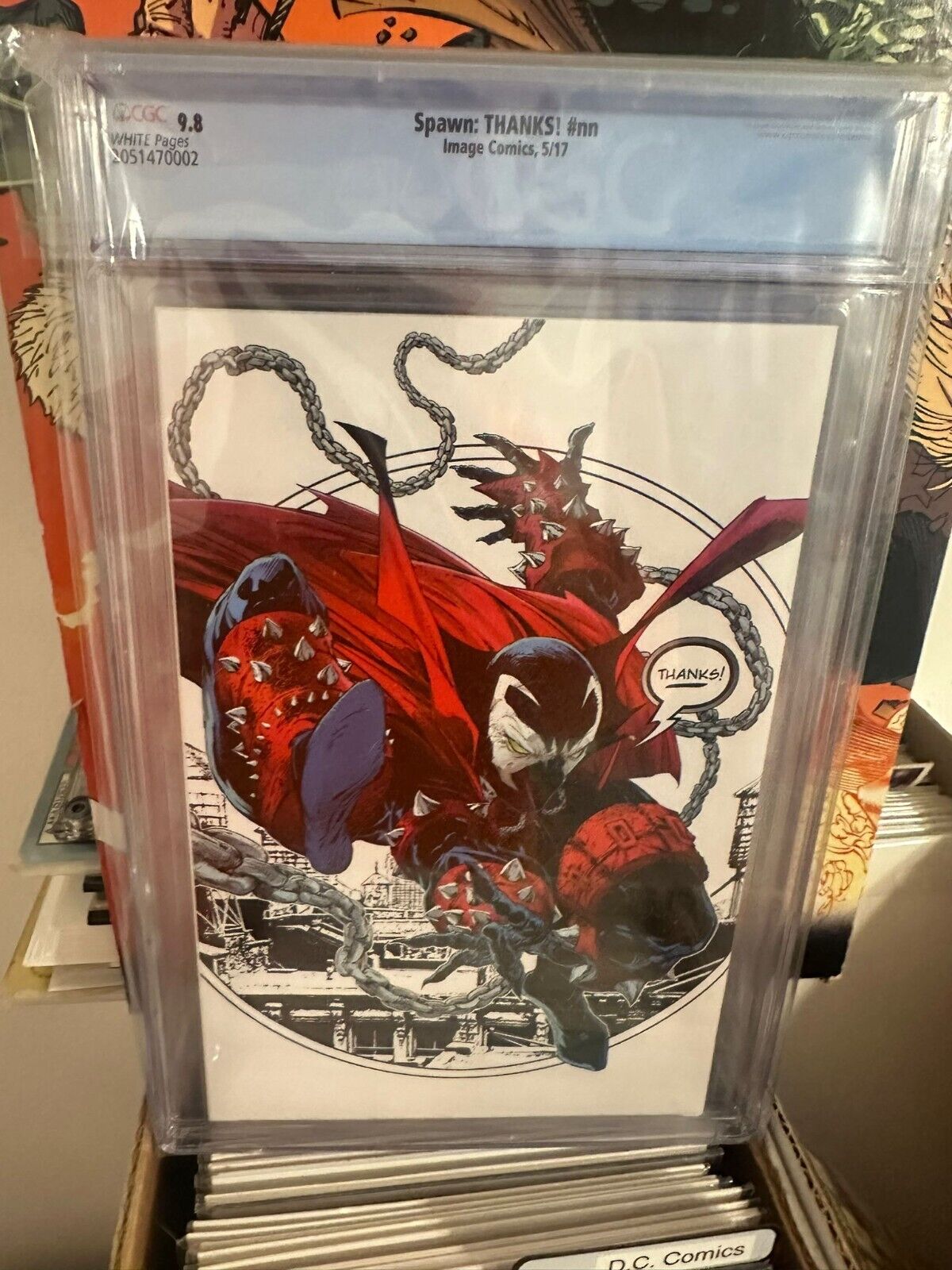 Spawn Thanks Thanks! NN CGC 9.8 Retailer Incentive ASM 300 Homage Todd McFarlane