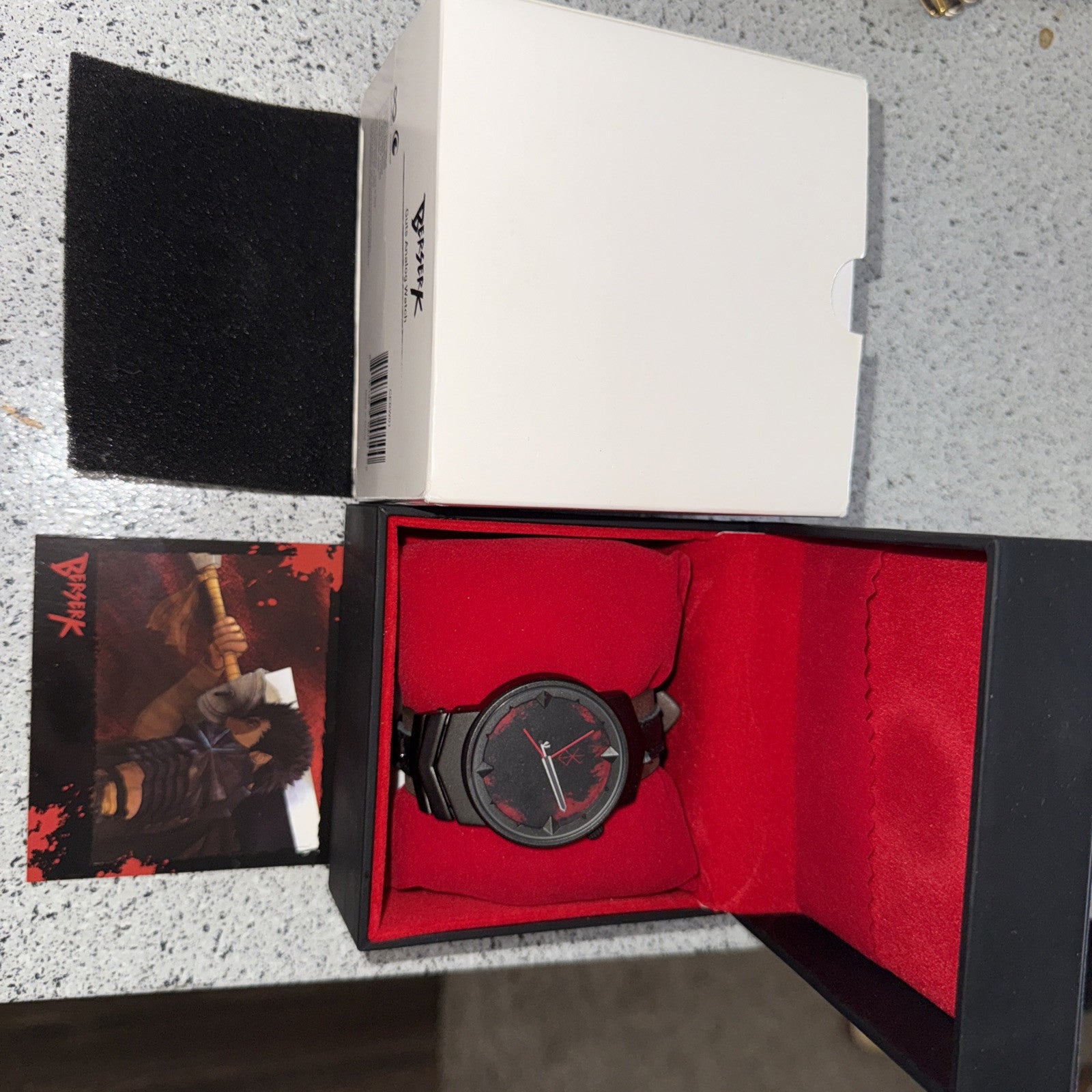 Berserk watch Crunchyroll Exclusive New In box 2017 Guts Sword Second Counter